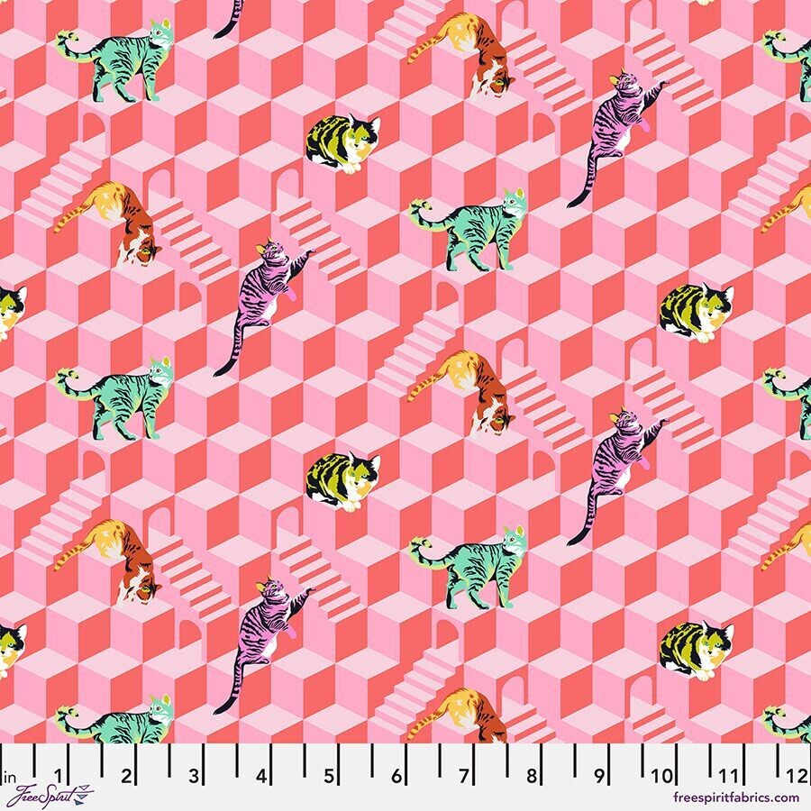 Tula Pink Besties Sitting Pretty PWTP217 Blossom