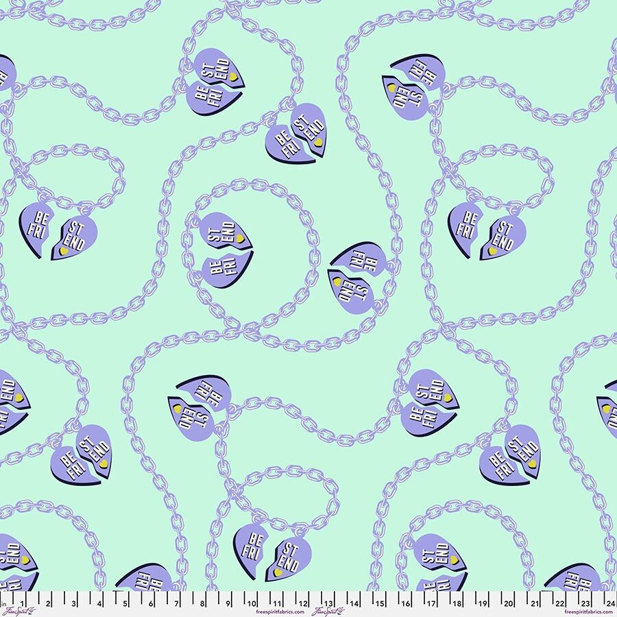Tula Pink Besties Big Charmer 108" Backing QBTP015 Bluebell
