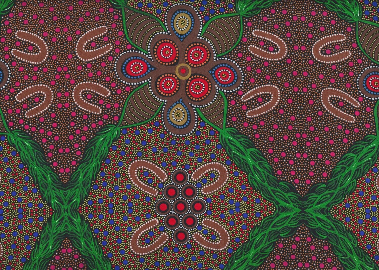 Leaves and Fruit - Brown