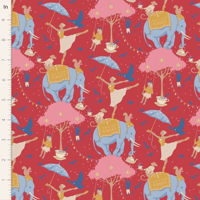 Tilda Jubilee Circus Life Red