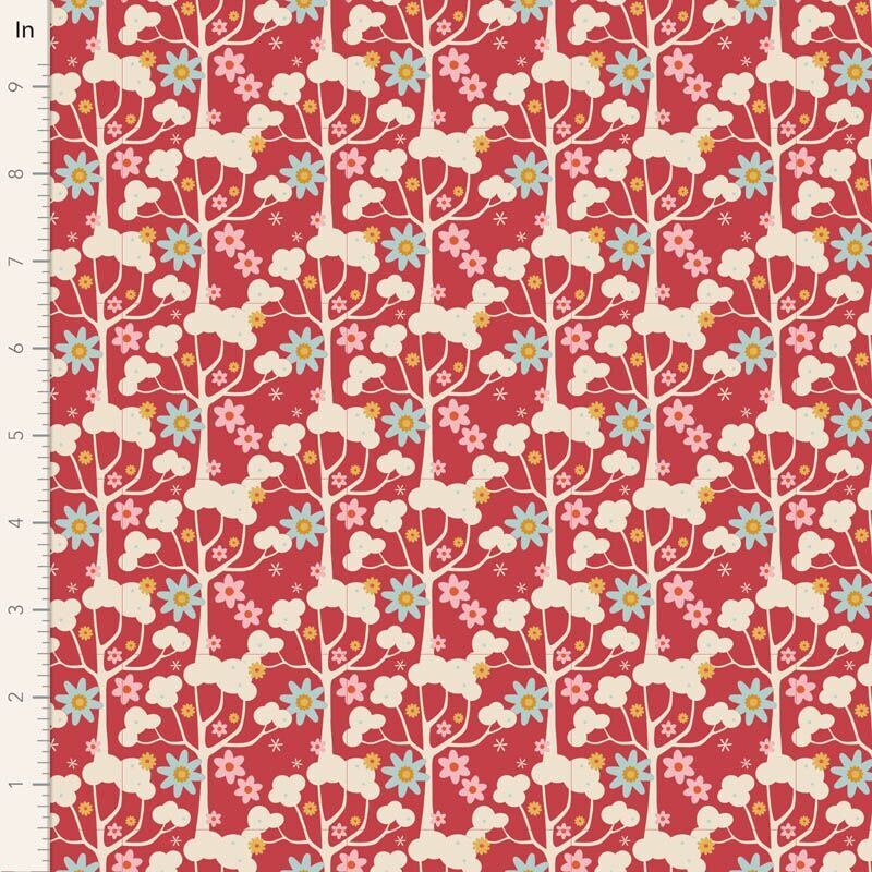 Tilda Jubilee Wildgarden Red