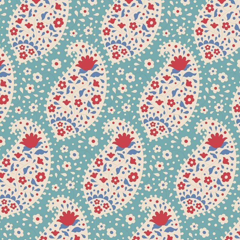 Tilda Jubilee Teardrop Teal