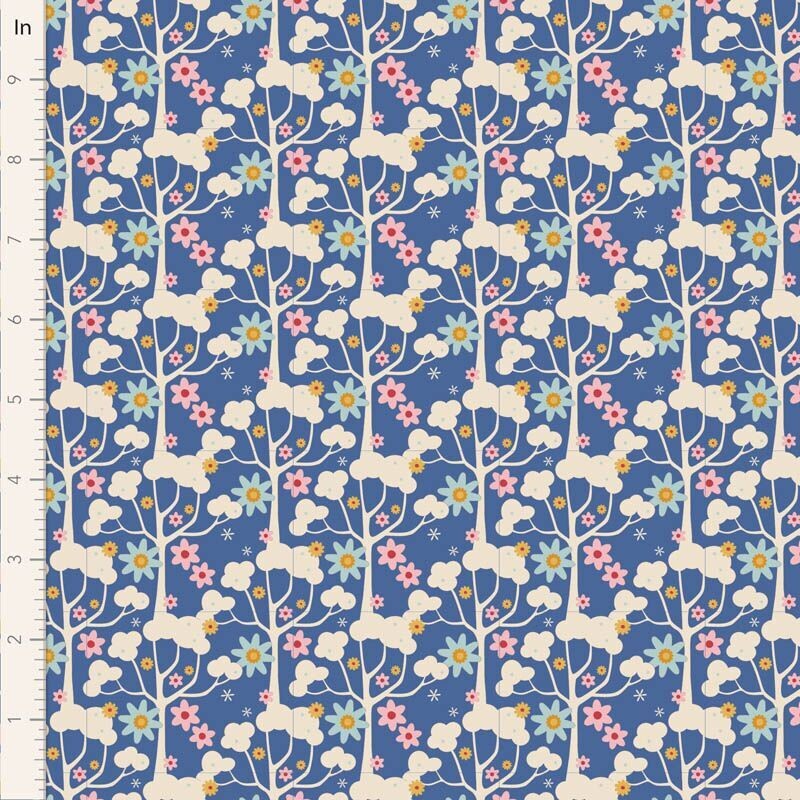 Tilda Jubilee Wildgarden Blue