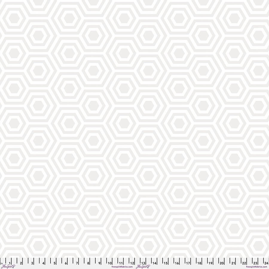 Tula Pink Hexie XL 108" Wide Backing QBTP014.SNOWFALL