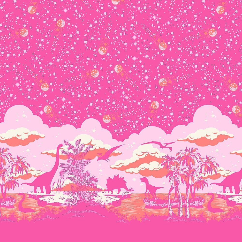 Tula Pink Roar Meteor Showers Blush