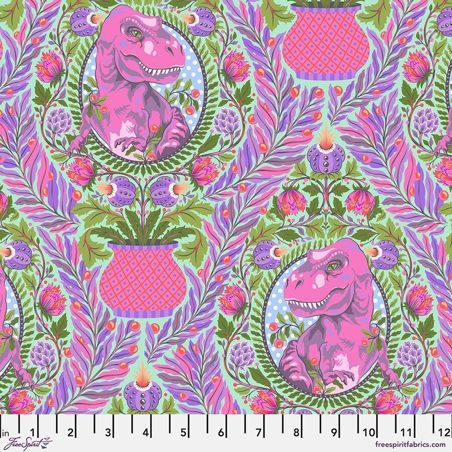 Tula Pink Roar Tree Rex Mist