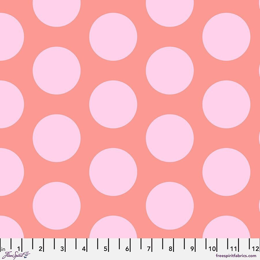 Tula Pink Roar Dinosaur Eggs Blush