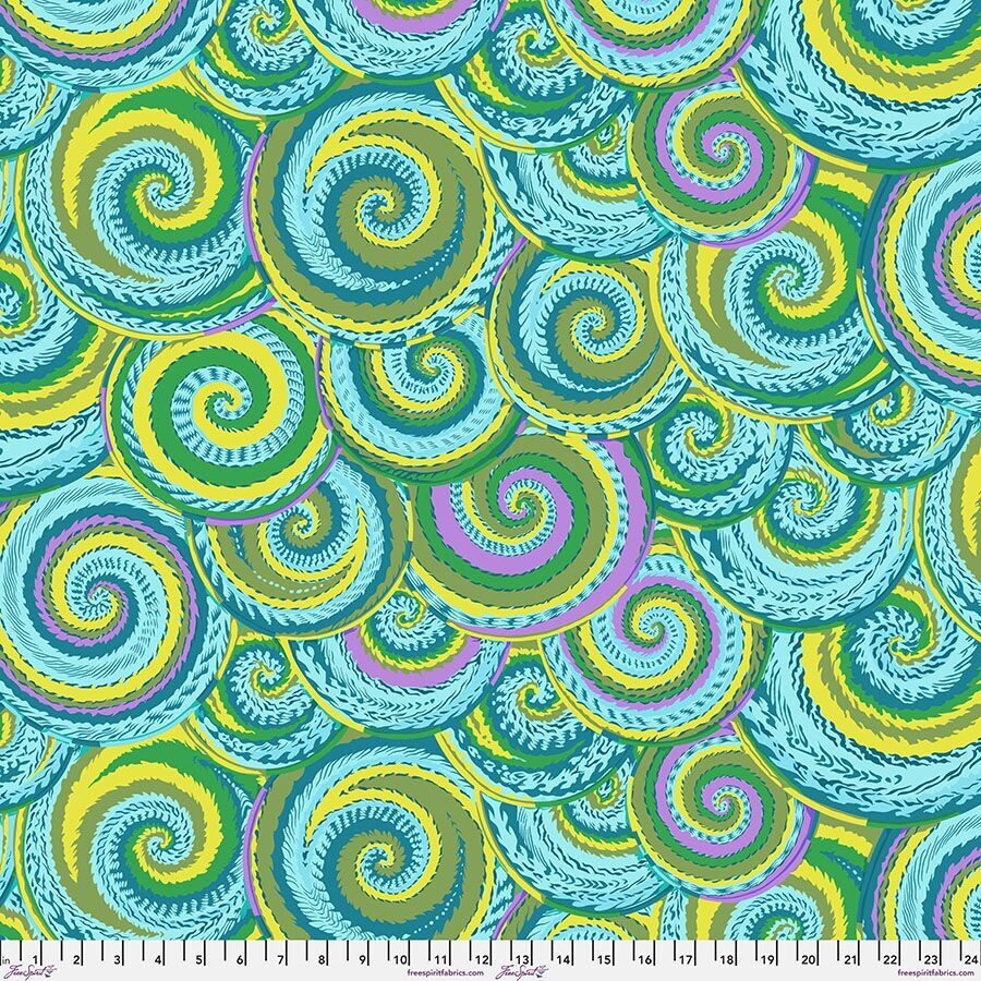 Kaffe Fassett Collective Feb 24 PWPJ066 Curly Baskets Green