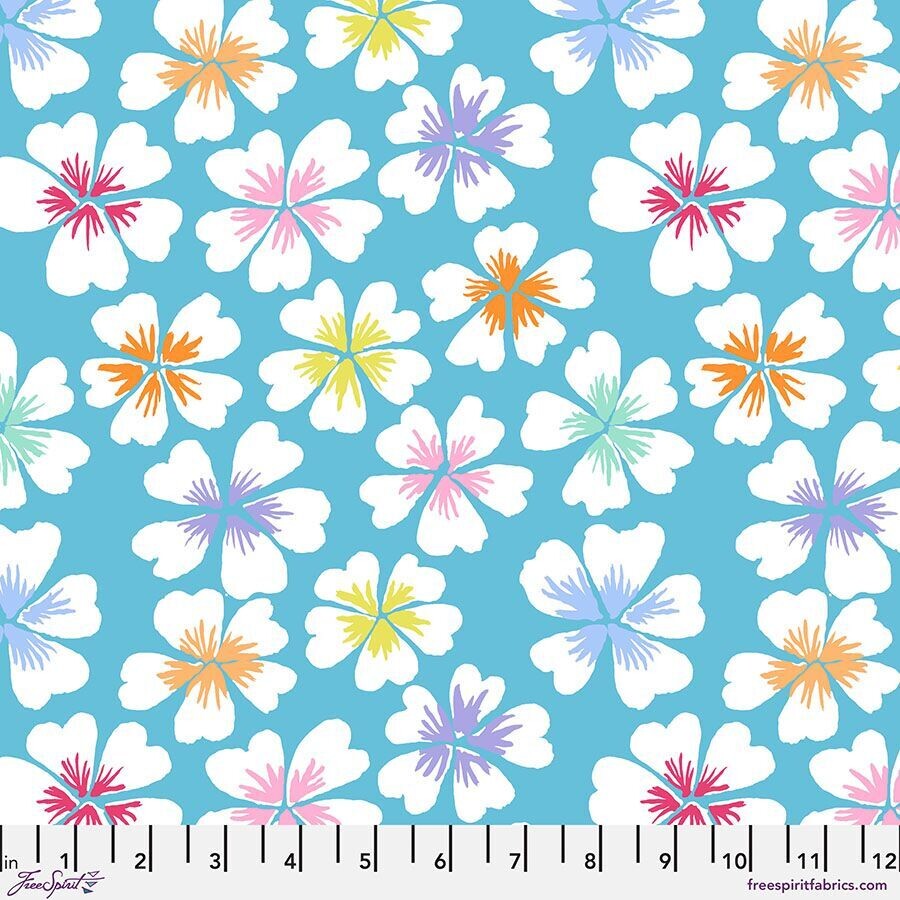 Kaffe Fassett Collective Feb 24 PWGP201 Petals Sky