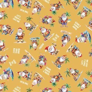 Old Mate Santa's Allover Yellow