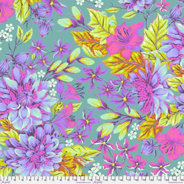 Tula Pink Untamed Hello Dahlia 108" Wide Backing QBTP017 Cosmic DUE NOVEMBER