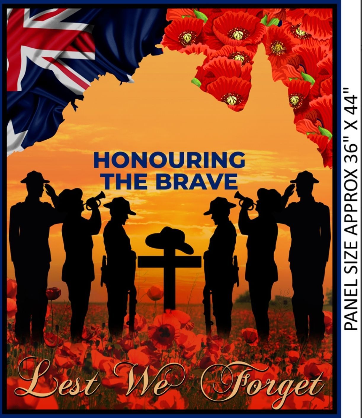 Remembering II Honouring the Brave Lest we Forget Panel