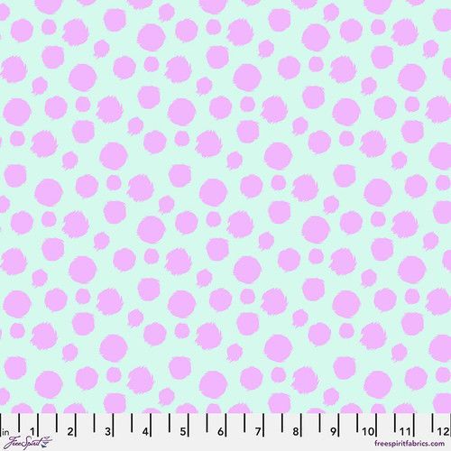 Tula Pink Tabby Road Deja Vu Fur Ball PWTP097 Technomint