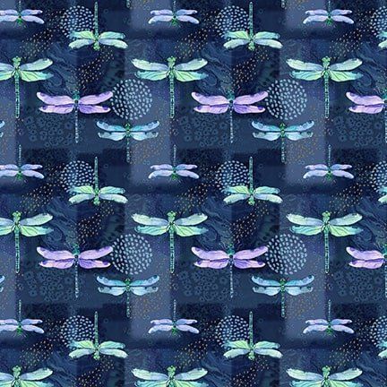 Moon Flutter Dragonflies Dark Blue BQ3049