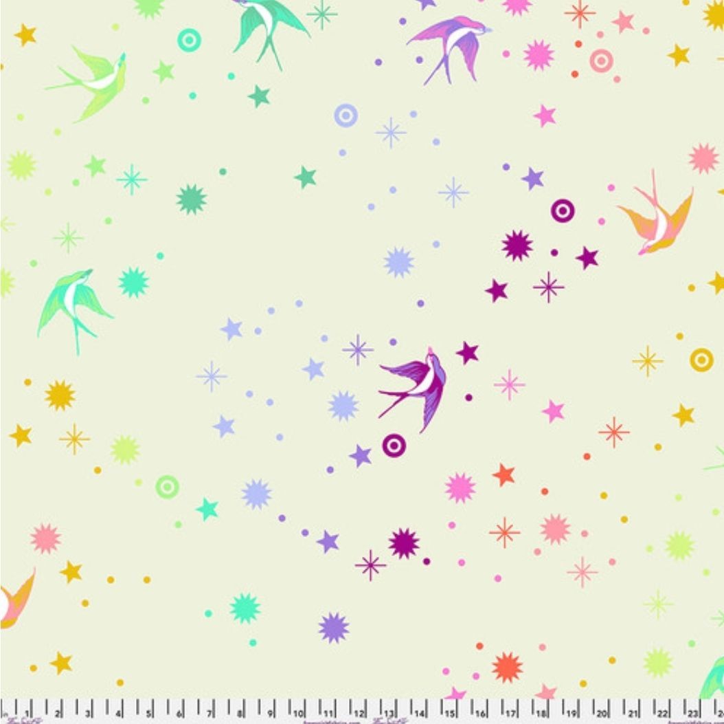 Tula Pink FAIRY DUST XL 108" Wide Backing QBTP011.COTTON CANDY