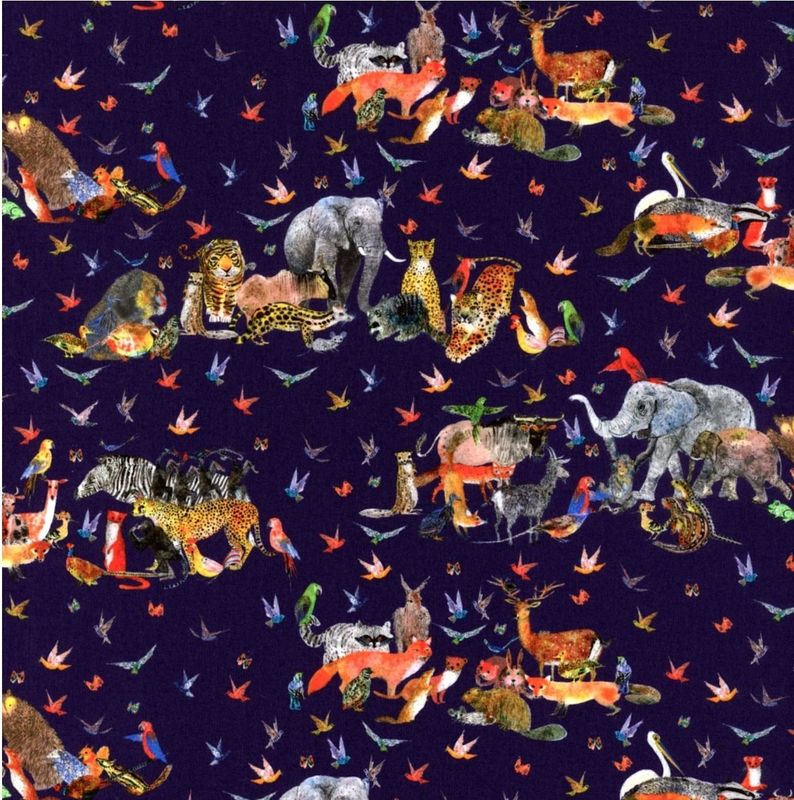 Liberty Tana Lawn Jungle Crumble A