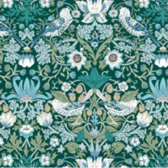 Liberty Tana Lawn Strawberry Thief T Metallic Classic Classic 2024