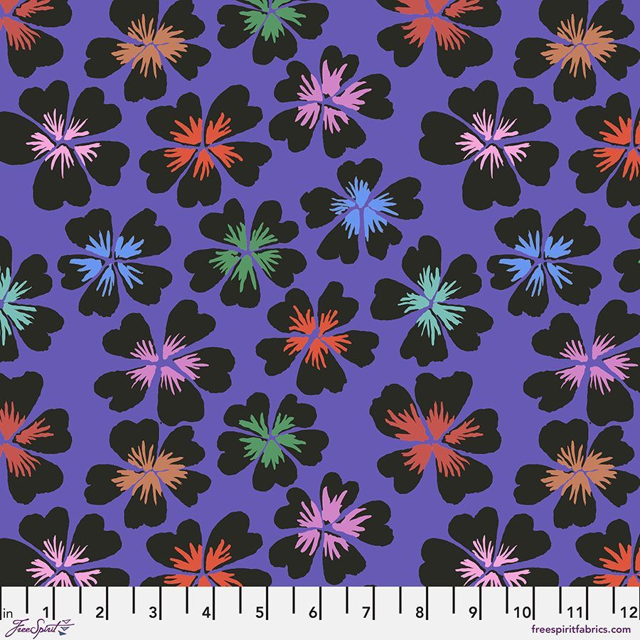Kaffe Fassett Collective Feb 24 PWGP201 Petals Purple