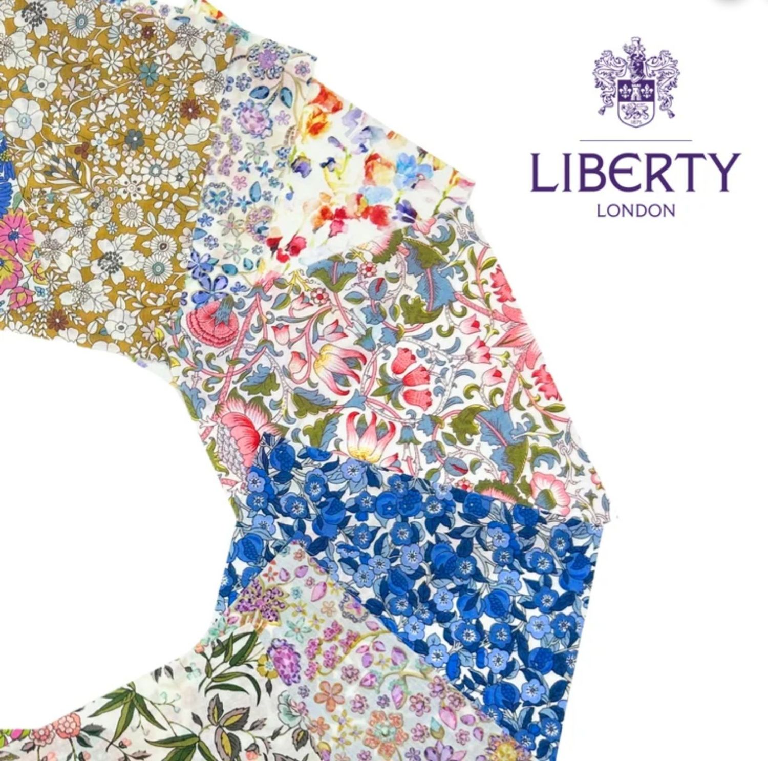 Liberty Tana Lawn 5" × 5" Charm Pack
40pc 20 Assorted fabrics (Image for illustration ONLY)