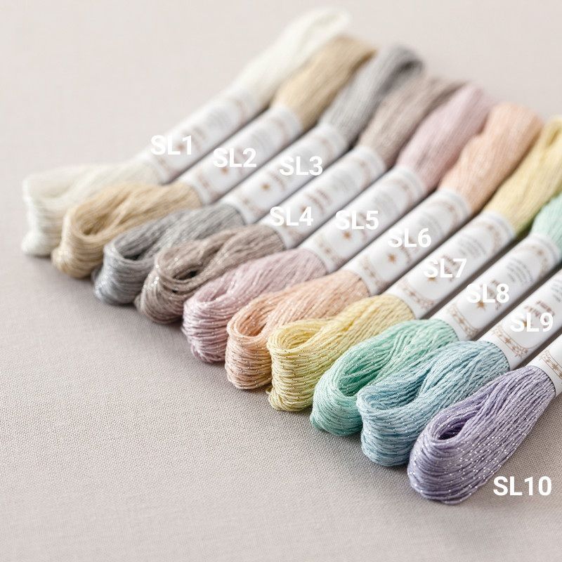 Olympus Sashiko Lame Thread 40 metre hank