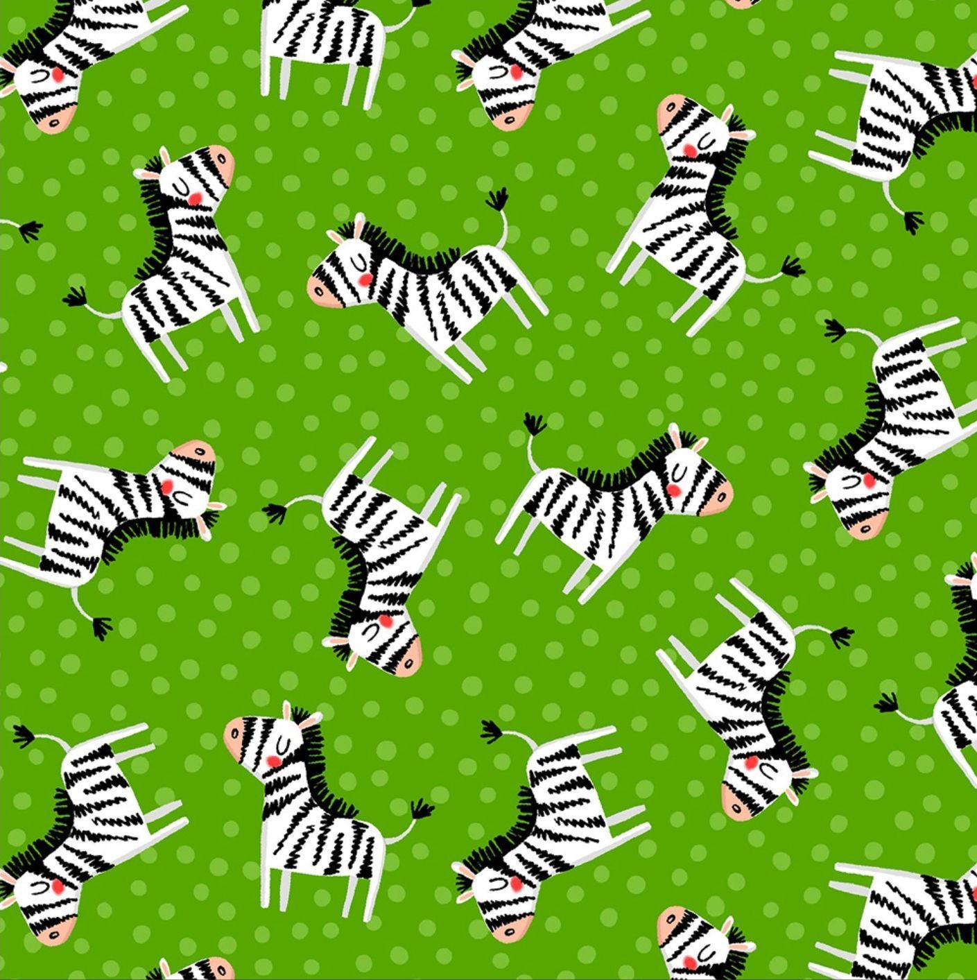Jungle Explorers Zingy Zebras Green 842