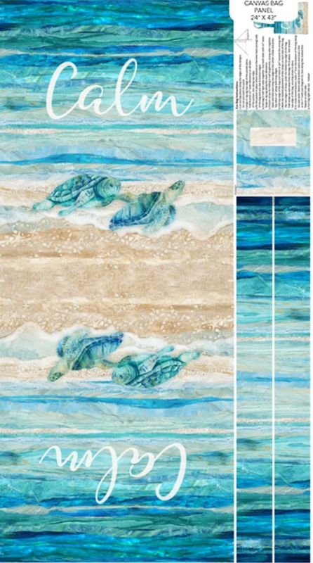 Turtle Bay Canvas Bag Panel 24" × WOF