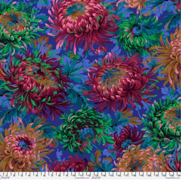 Kaffe Collective Classics Shaggy Chrysanthemum PWPJ072 Cobalt