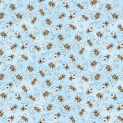 All You Can Bee - Allover Bees Blue
