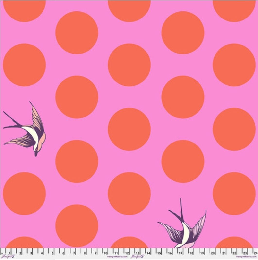 Tula Pink Free Fall 108" Wide Backing QBTP018.HONEY DUE JUNE 2025