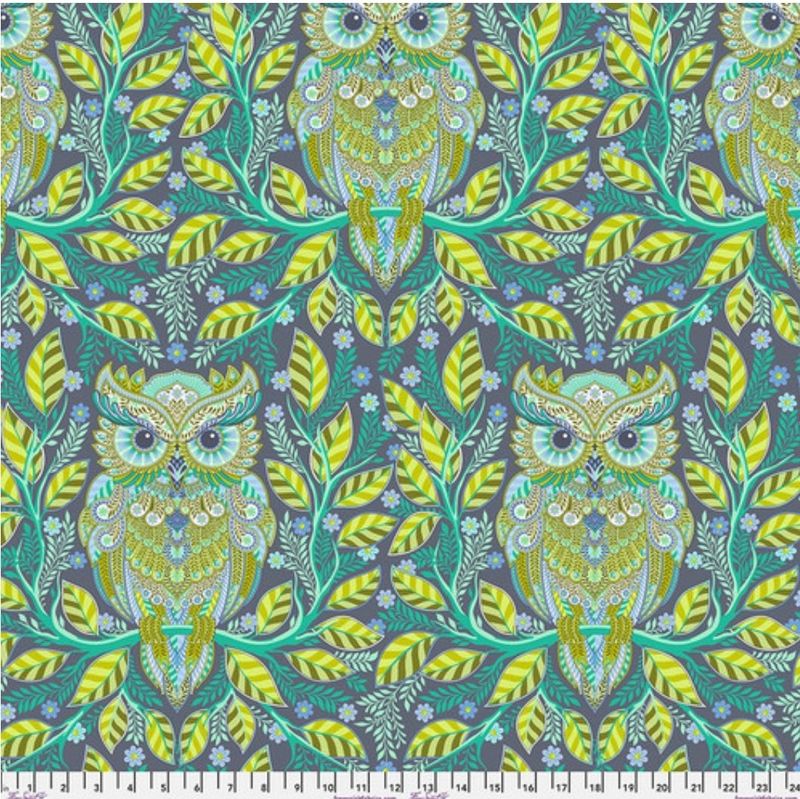 Full Moon Forest II by Tula Pink HOOTIE PATOOTIE PWTP244.STARLIGHT