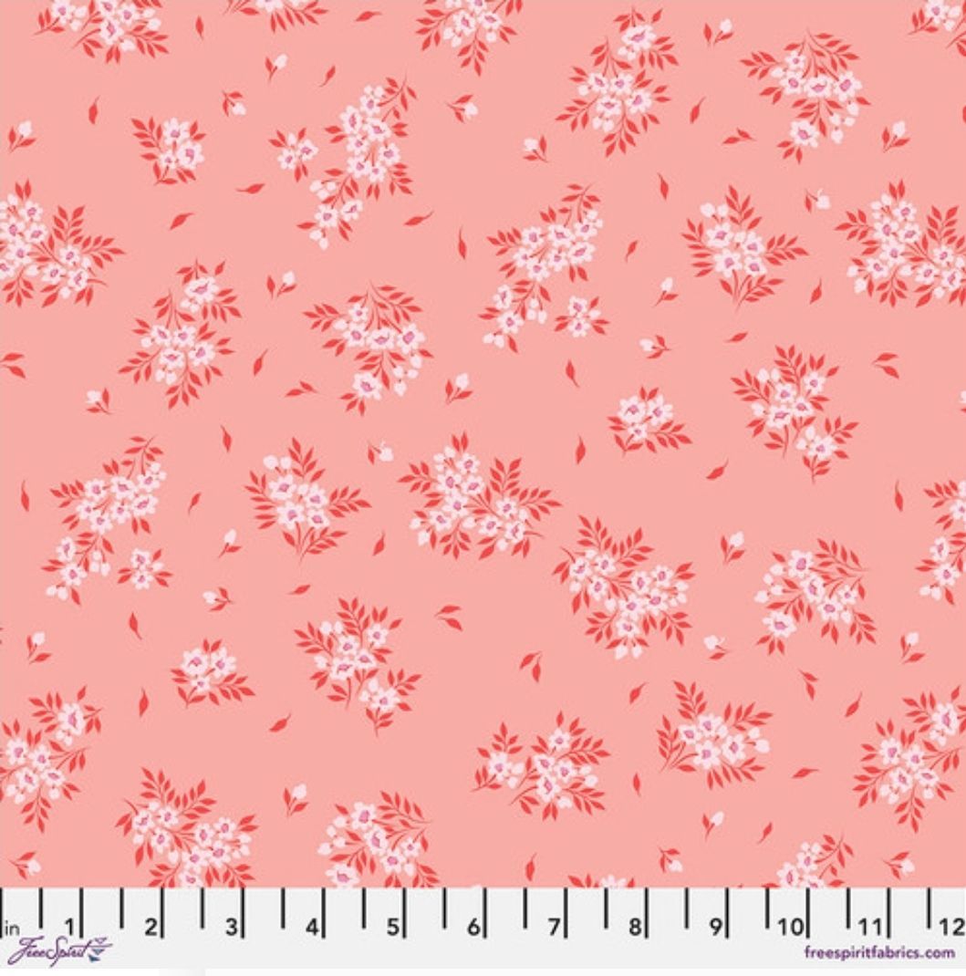 New True Colors by Tula Pink WHAT A DITZ PWTP253.PEACHY KEEN Released April 2025