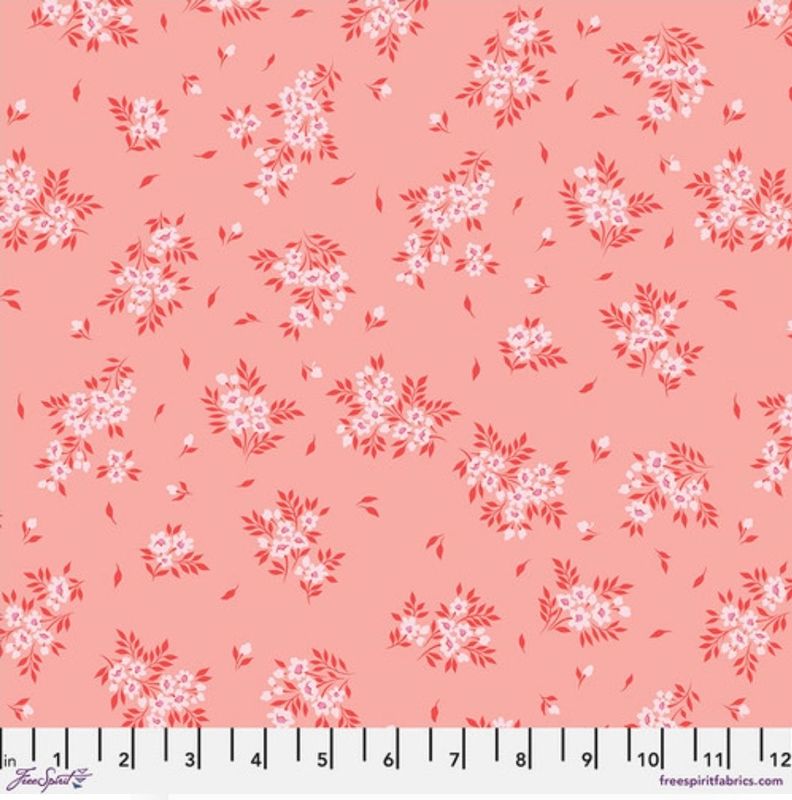 New True Colors by Tula Pink WHAT A DITZ PWTP253.PEACHY KEEN Released April 2025