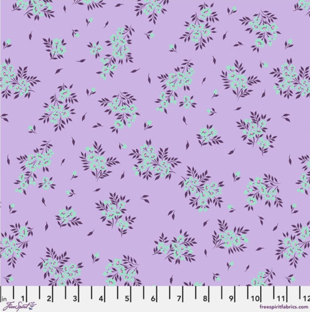 New True Colors by Tula Pink WHAT A DITZ PWTP253.VIOLA Released April 2025
