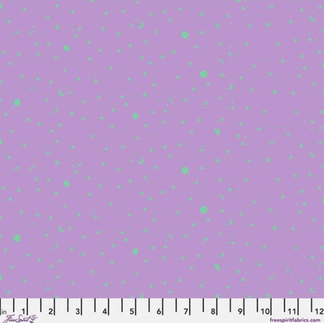 New True Colors by Tula Pink SPACE SPRINKLES PWTP254.FROZEN BERRY Released April 2025