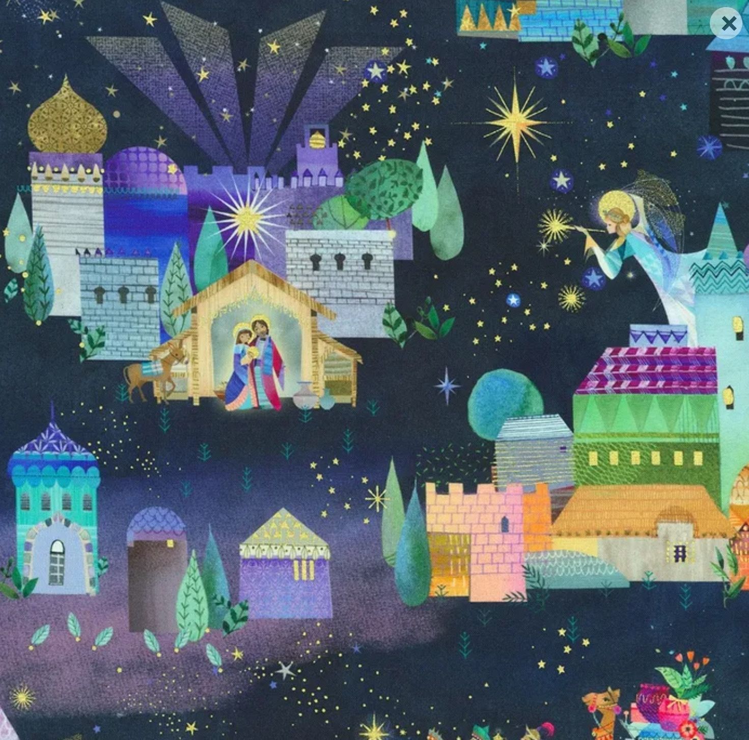Holy Night RK22458-69 Scenic Black