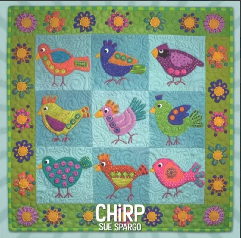 Chirp - Pattern Booklet by Sue Spargo