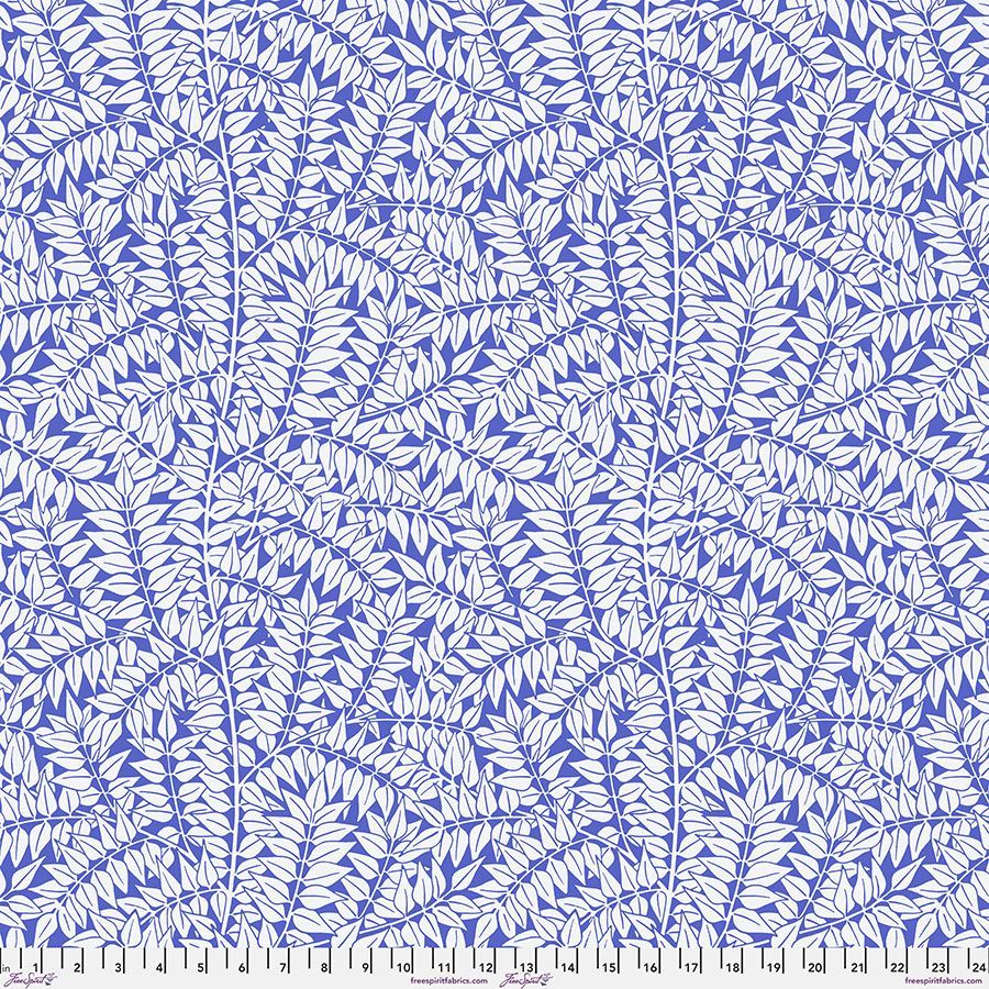 Kaffe and Morris & Co Cotton Lawn CLKW005 Branches Blue