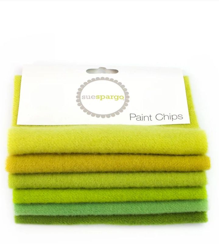 Sue Spargo Paint Chips 6pieces each 5" x 5" Various