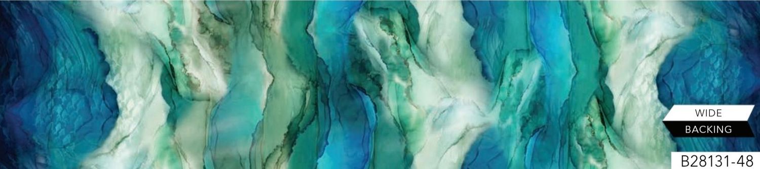 DEEP BLUE Sea Texture Backing 108" wide B28131-48