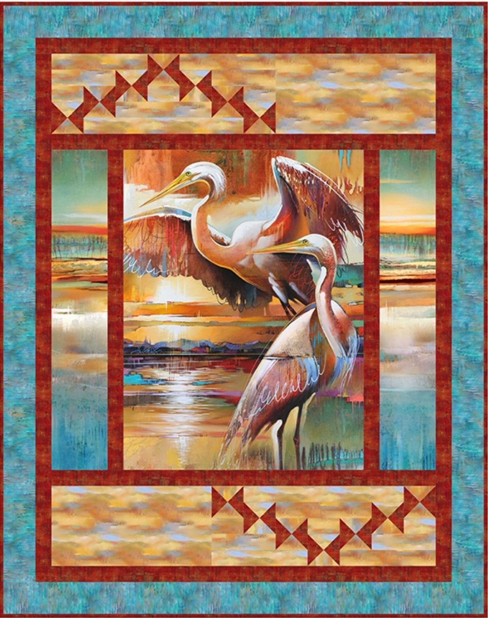 TRANQUIL TIDES RISE and FALL QUILT PATTERN
