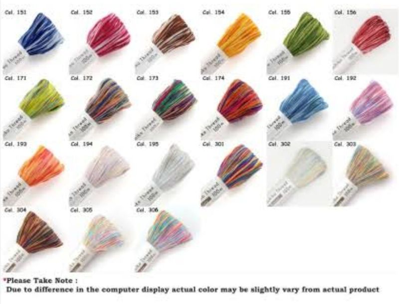 Olympus Sashiko Variegated Thread 100 metre hank