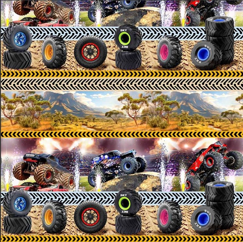 Monster Trucks  Stripe 4128D