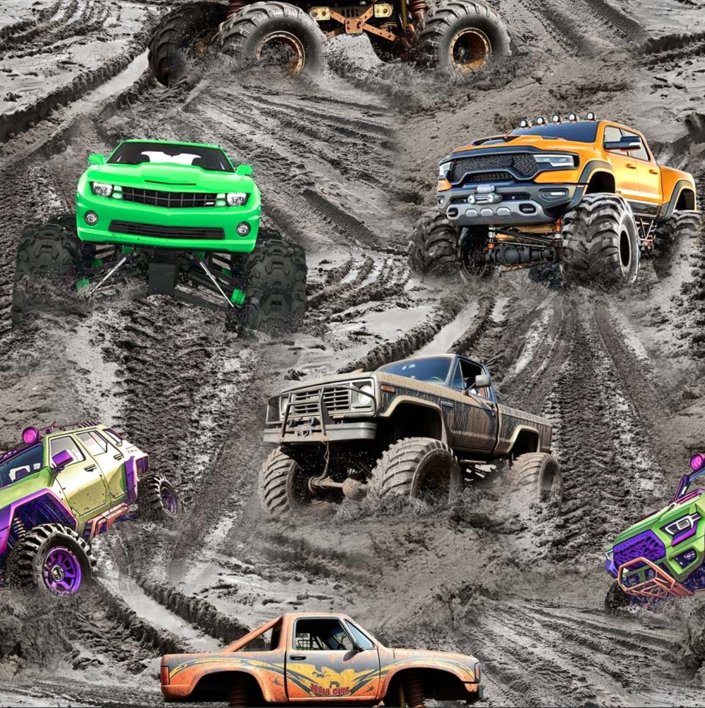Monster Trucks Mud 4128G