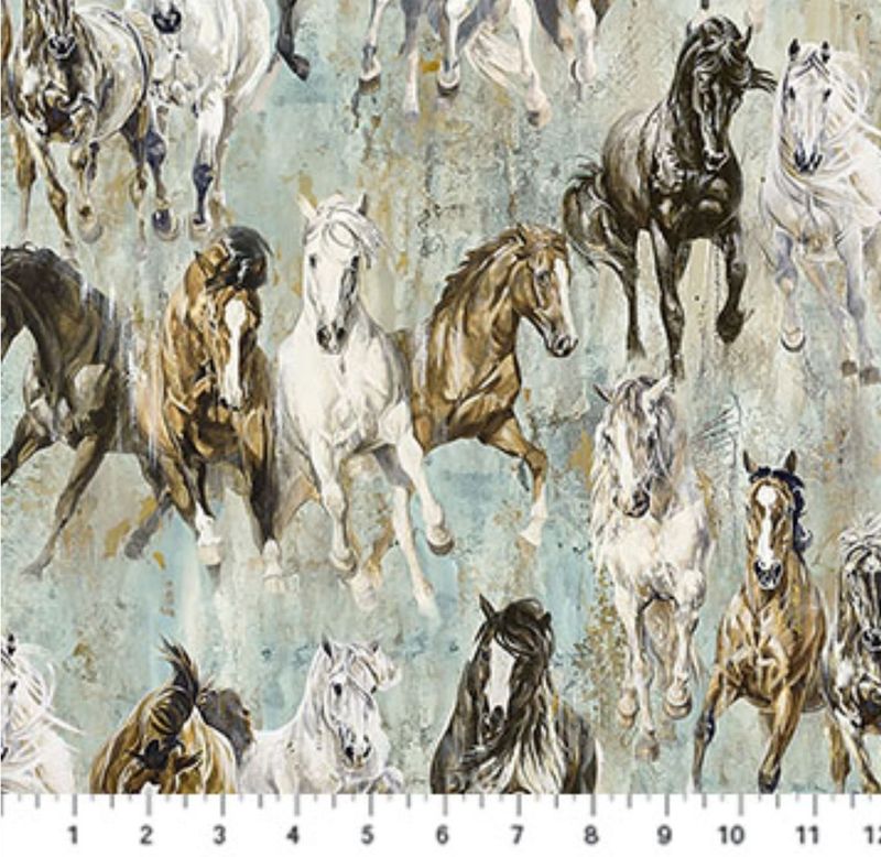 PEDIGREE Horses Allover Light DP28025-62