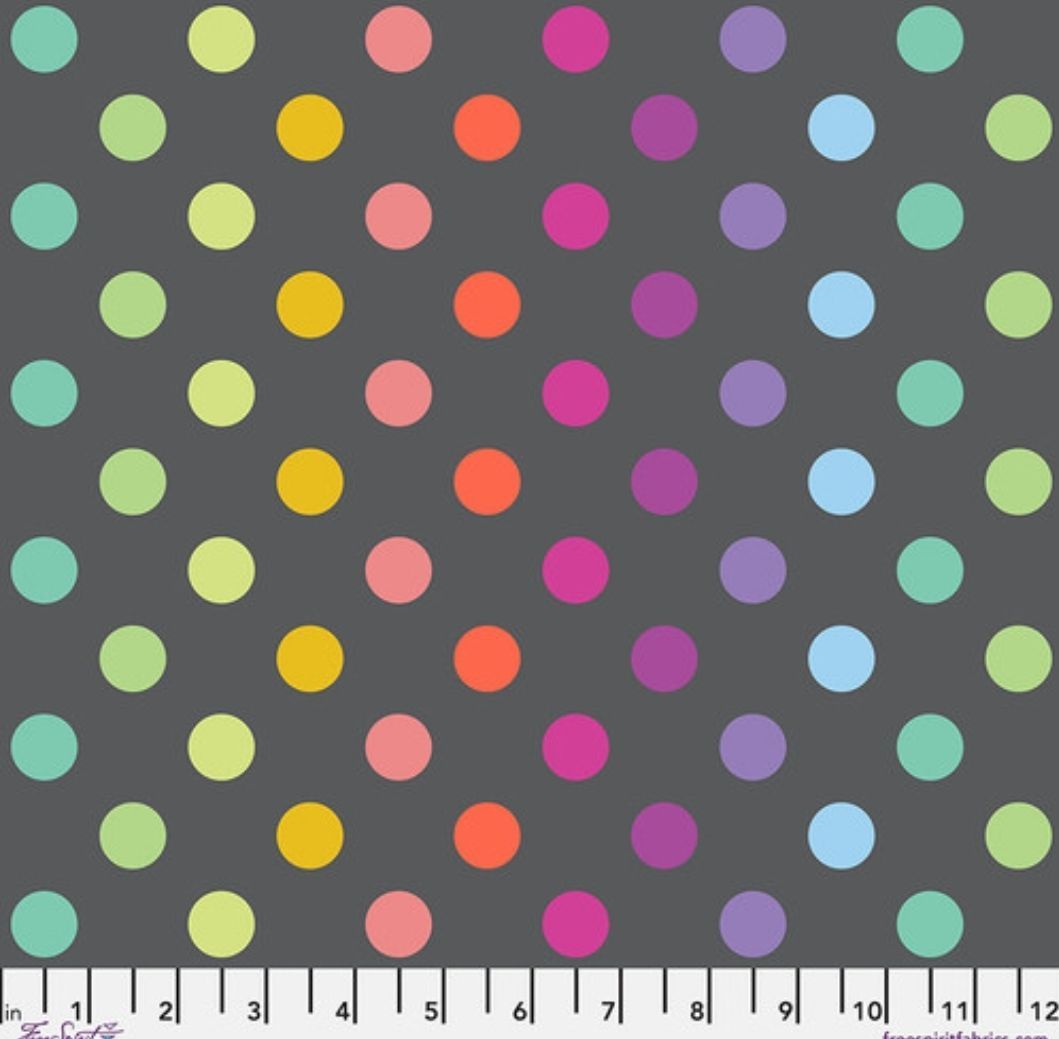 Tula Pink Graywork Disco Pom  PWTP262.CARBON