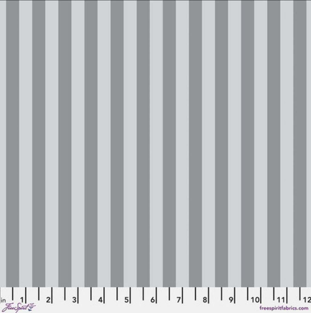 Tula Pink Graywork Tent Stripe PWTP069.FOG