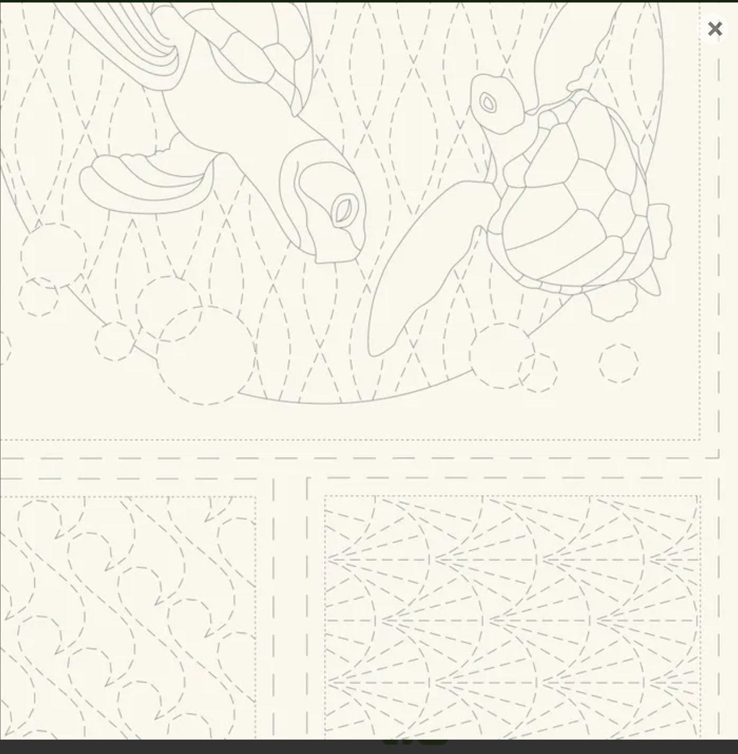 Devonstone Ocean Sashiko Panel DV4090 Natural