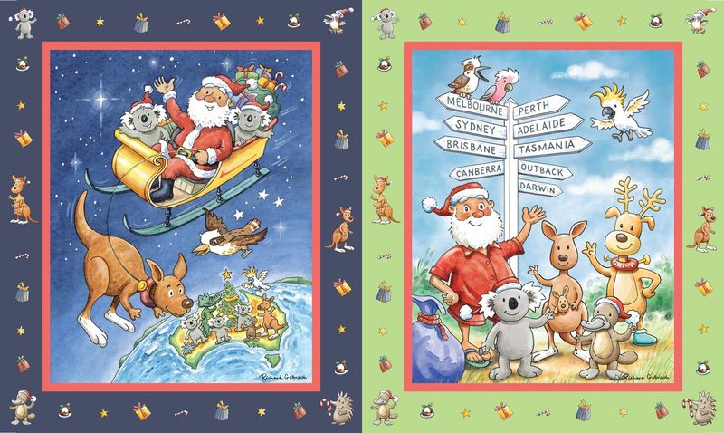Summertime Santa Sack Panel DV5410