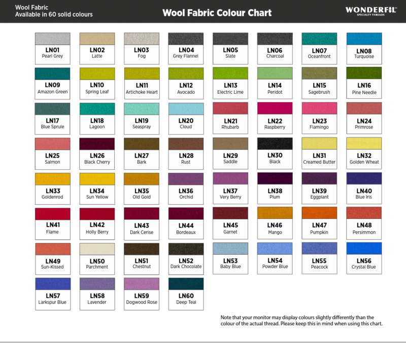 Sue Spargo 100% Wool Flannel Fat Eighth.