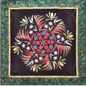 Australian Flora Mandala Sturt Banksia pattern
